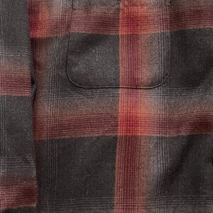 Pendleton Men's Casual Button Down Shirt - Red and Black Plaid